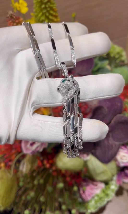DIAMOND Pantheris LONG NECKLACE